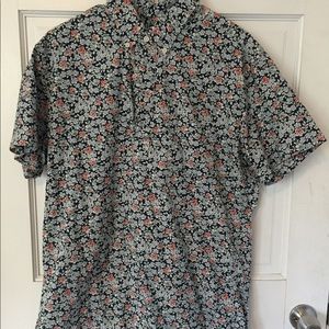 JCrew Men’s Floral Short Sleeved Shirt